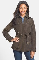Thumbnail for your product : MICHAEL Michael Kors Belted Quilted Jacket (Online Only)