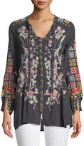 Thumbnail for your product : Johnny Was Nikolita Embroidered Blouse , Plus Size