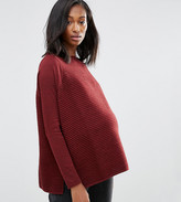 Thumbnail for your product : ASOS Maternity Sweater In Ripple Stitch
