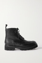 Thumbnail for your product : Grenson Alexandra Textured-leather Ankle Boots - Black