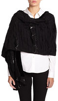 Thumbnail for your product : Armani Collezioni Tulle & Sequin Stole