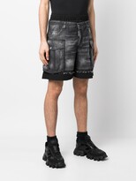 Thumbnail for your product : DSQUARED2 Double-Shorts-Design Denim Shorts