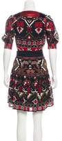 Thumbnail for your product : Gucci Embellished Crepe Dress w/ Tags