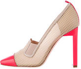 Thumbnail for your product : Reed Krakoff Mesh Atlas Pumps