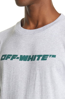 Off-White Trellis Worker Logo Graphic Cotton Tee