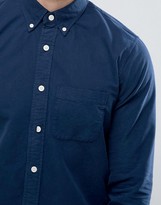 Thumbnail for your product : Abercrombie & Fitch Classic Regular Fit Oxford Shirt In Navy