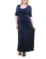 Thumbnail for your product : 24/7 Comfort Apparel Solid Maxi Dress-Plus
