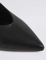 Thumbnail for your product : Marks and Spencer Stiletto Heel High Cut Court Shoes