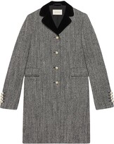 Thumbnail for your product : Gucci Single-breasted wool coat