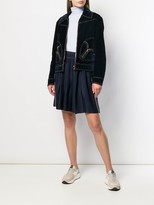 Thumbnail for your product : Golden Goose Side-Stripe Flared Shorts
