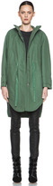 Thumbnail for your product : Carven Waterproof Cotton Anorak in Green