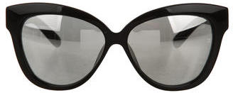 Linda Farrow Reflective Oversize Sunglasses