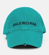 Thumbnail for your product : Balenciaga Logo cotton baseball cap