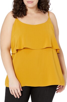 City Chic Women's Apparel Women's Plus Size Solid Strappy cami