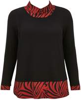 Thumbnail for your product : Red Zebra Print 2-In-1 Shirt