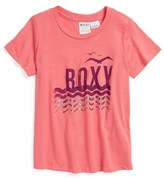 Thumbnail for your product : Roxy 'Bi Coastal' Cotton Tee (Toddler Girls)