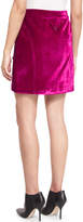Thumbnail for your product : Opening Ceremony Croc-Embossed High-Waist Mini Skirt, Plum-Purple