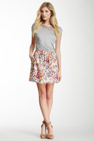 Thumbnail for your product : Tulle Printed Flare Mini Skirt