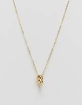 Thumbnail for your product : Pieces Interlocked Gold Necklace