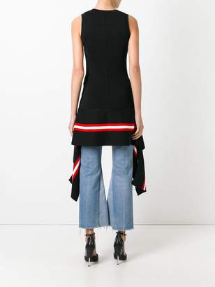 Givenchy draped hem knitted top