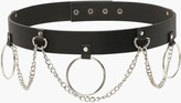 Thumbnail for your product : boohoo Ring & Chain Detail Waist Belt