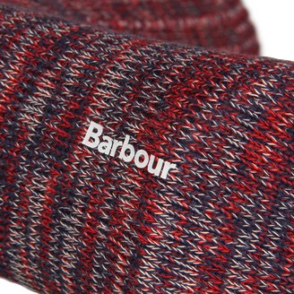 Barbour Deck Socks MSO0118-OR11 Navy / Red