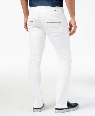 INC International Concepts Men's Moto Stretch Skinny Jeans, Created for Macy's