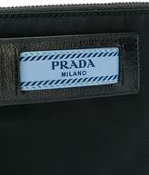 Thumbnail for your product : Prada embroidered logo patch bag