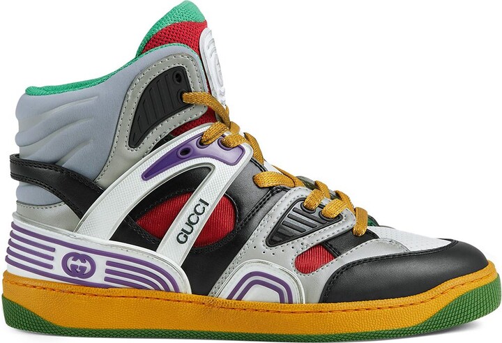 Gucci Basket high-top sneakers - ShopStyle