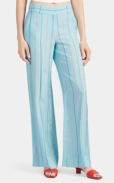 Derek Lam 10 Crosby WOMEN'S STRIPED SILKY TWILL WIDE