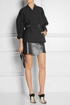 Thumbnail for your product : Helmut Lang Waxed cotton-blend and leather jacket