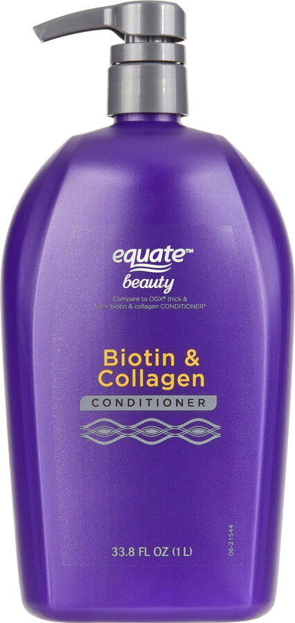 Equate Biotin & Collagen Conditioner for Hair Care, 33.8 fl oz, Compare to OGX® Thick & Full + Biotin & Collagen Conditioner