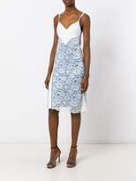 Thumbnail for your product : Paco Rabanne lace panel slip dress