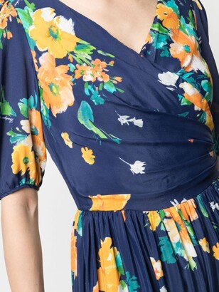 Boutique Moschino Floral-Print Wrap Dress