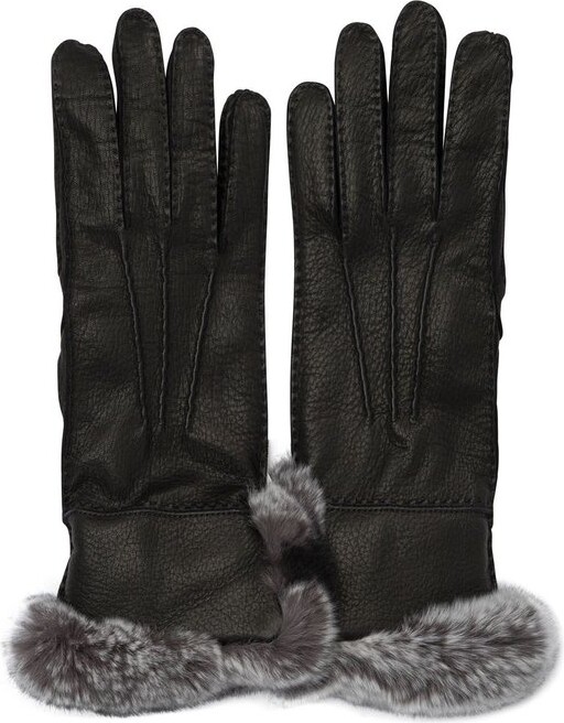 Restelli 85 Fur-Trimmed Gloves