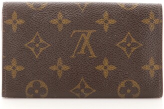 Louis Vuitton long checkbook or cardholder flap wallet great