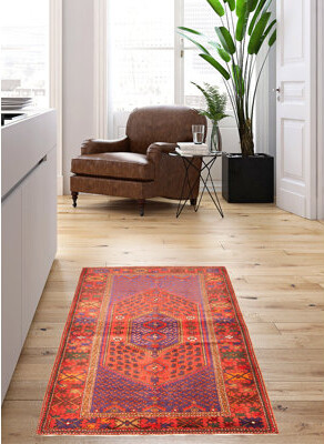 Bungalow Rose Anadol Blue Rug 4'9\