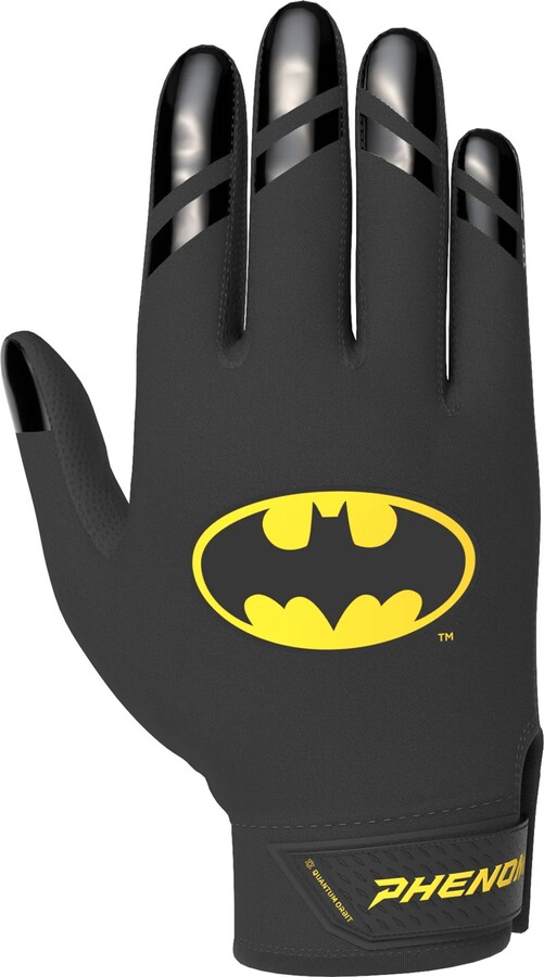 Phenom Elite Youth Quantum Orbit The Batman Batting Gloves, Small, Black
