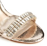 Thumbnail for your product : Dune Helena Embelised Barely There Champagne Heeled Sandals