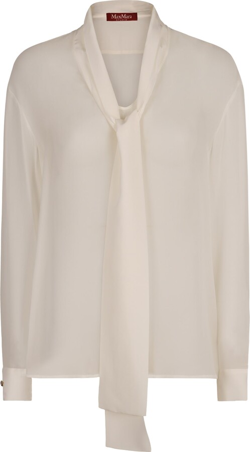 Studio Max Mara Crotone Silk Blouse