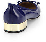 Thumbnail for your product : Saks Fifth Avenue 10022-SHOE Madison Patent Leather Metal-Heel Pumps