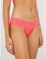 Thumbnail for your product : WE ARE HAH Str8 Laced high-rise stretch-lace briefs