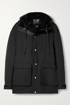 Thumbnail for your product : R 13 Oversized Hooded Faux Fur-lined Faille Parka