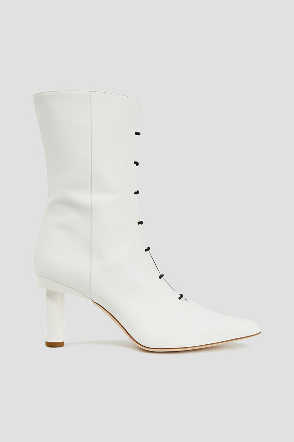 tibi white boots