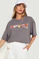 Thumbnail for your product : boohoo Spice Girls Oversized Band T-Shirt