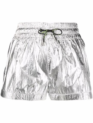 Pinko Laminated Drawstring Shorts
