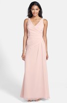 Thumbnail for your product : Jim Hjelm Occasions V-Neck Chiffon Gown