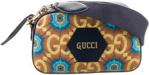 Gucci GG Supreme Kaleidoscope Logo 100 Camera Bag - ShopStyle