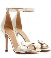Thumbnail for your product : Isabel Marant Play Metallic Leather Sandals