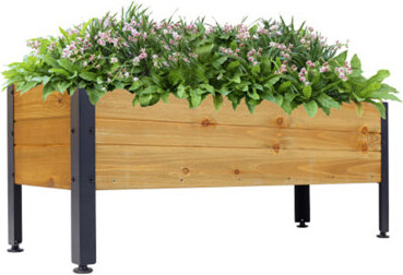 17 Stories Wood Rectangular Garden Planter Box